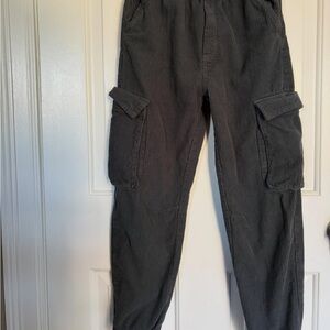 Zara Kids Charcoal Cargo Pants